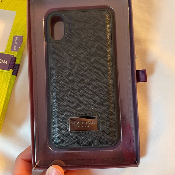 NIB BLACK TED BAKER HARD CASE IPHONE X CASE - Picture 3 of 4
